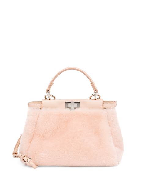 fendi peekaboo fur tote|Fendi peekaboo price euro.